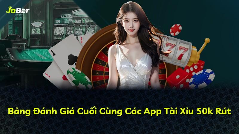 Bảng Đánh Giá Cuối Cùng Các App Tài Xỉu 50k Rút