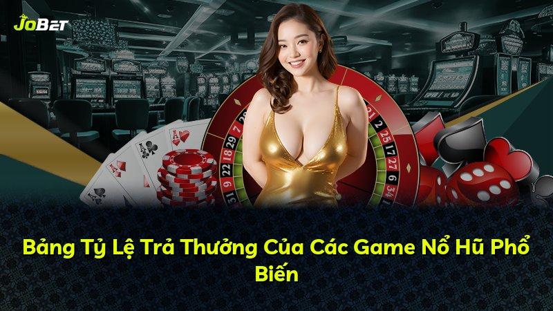 Bảng Tỷ Lệ Trả Thưởng Của Các Game Nổ Hũ Phổ Biến