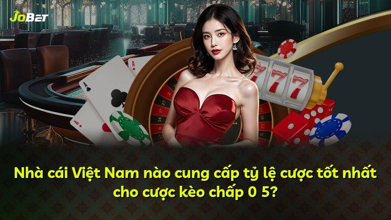 Nhà cái Việt Nam nào cung cấp tỷ lệ cược tốt nhất cho cược kèo chấp 0 5?